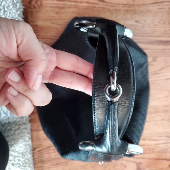 Gucci Horsebit Hobo GG Canvas Large Black - Picture 9 of 16